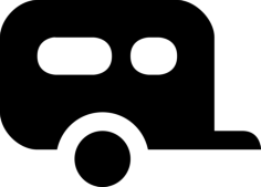 Map Caravan Park Stencil Svg Design File, Free Vectors File